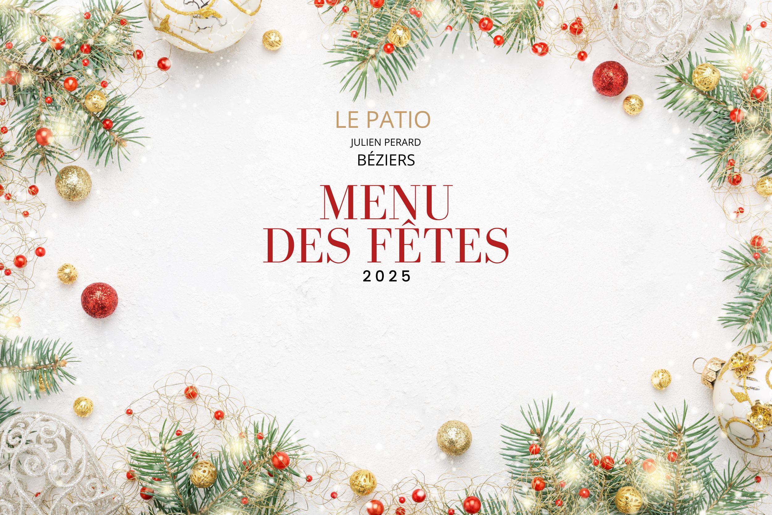 1 Menu dessert le restaurant le patio